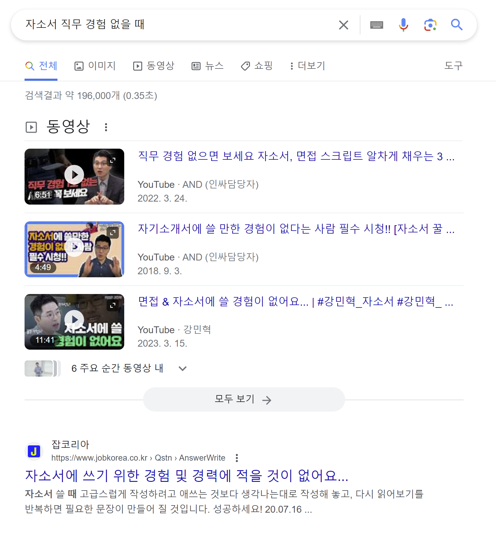 직무전문성 관련 경험 전공 역량 관심 합격자소서